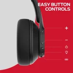 Monster Mission 100 Bluetooth Headphones, On Ear Headphones with Immersive Bass, Crystal Clear Call, 40H Playtime, Bluetooth 5.4, Comfortable Fit Wireless Headset for Travel Work - Image 10