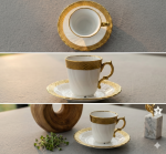 Royal Gilded Heritage 12-Piece Coffee & Tea Service Set - Image 2