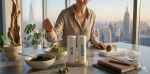 Minimalist Porcelain Salt & Pepper Shaker Set with Bamboo Base - Image 5