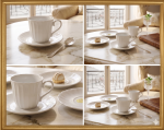 The Parisian Morning: 6-Piece Fine Porcelain Coffee Set - Image 4