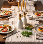 Hebena Artisan Oil & Vinegar Cruet - Image 3