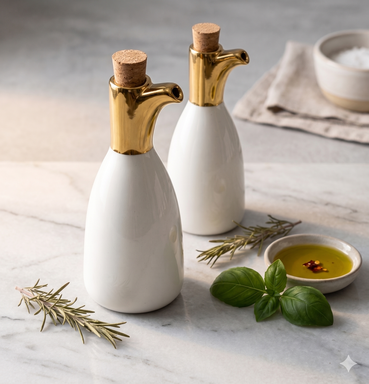 Hebena Artisan Oil & Vinegar Cruet - Image 4
