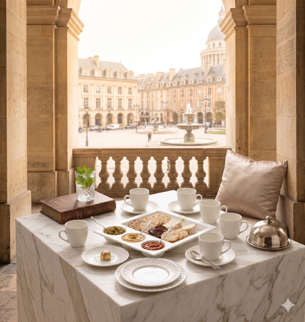 Gemini_Generated_Image_me6hv5me6hv5me6h Hebena The Artisan Lattice: 12-Piece Fine Porcelain Espresso Set - Image 1