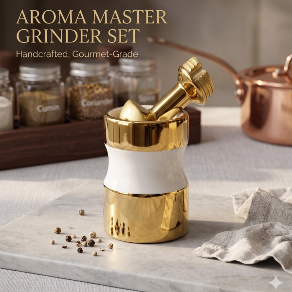 Aroma Master Ceramic Mortar & Pestle