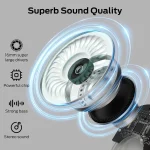 Monster Open Free AC100 Open Ear Headphones, Bluetooth 5.3 Wireless Headphones with Earhooks, Immersive Stereo Sound by Dual Large Driver, Clear Talk, 30H Playtime,Waterproof Sport Earbuds for Running - Gold - Image 5