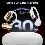 Monster Open Free AC100 Open Ear Headphones, Bluetooth 5.3 Wireless Headphones with Earhooks, Immersive Stereo Sound by Dual Large Driver, Clear Talk, 30H Playtime,Waterproof Sport Earbuds for Running - Gold - Image 7
