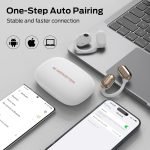 Monster Open Free AC100 Open Ear Headphones, Bluetooth 5.3 Wireless Headphones with Earhooks, Immersive Stereo Sound by Dual Large Driver, Clear Talk, 30H Playtime,Waterproof Sport Earbuds for Running - Gold - Image 4