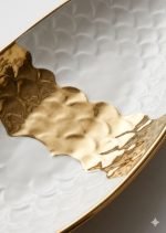 Luxury Hebena , The Aurea Wave Centrepiece Platter ​Collection: The Artisan Series by Hebena - Image 2