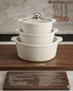 Hebena Luxury The 3 Piece Diamond Lattice Casserole Set - Image 5