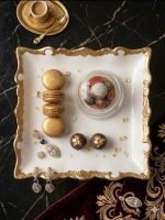 Hebena The Royal Scalloped Porcelain Pedestal Stand - Image 4