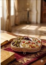 Hebena -The Crescent Bloom Segmented Porcelain Server - Image 4