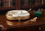 Hebena -The Crescent Bloom Segmented Porcelain Server - Image 5