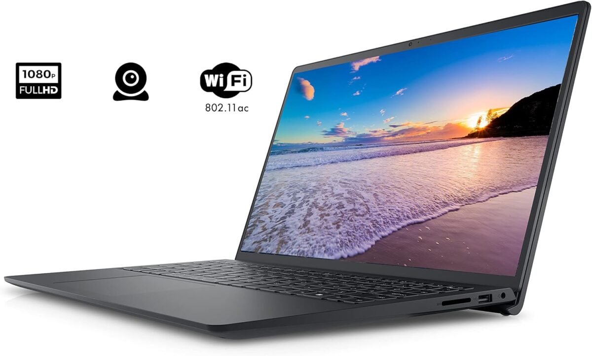 Dell Inspiron 15 3511 Laptop, 15.6" FHD Touchscreen, Intel Core i5-1035G1, 32GB RAM, 1TB PCIe NVMe M.2 SSD, SD Card Reader, Webcam, HDMI, WiFi, Windows 11 Home, Black - Image 5