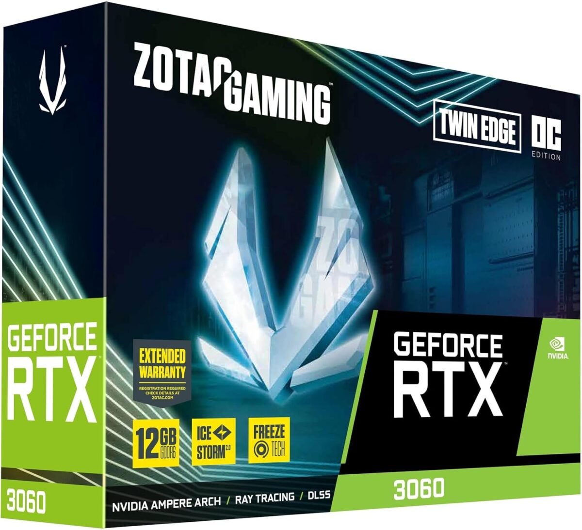 ZOTAC VGA RTX3060 Twin Edge OC 12G (GDDR6, HDMI 2.1, 3xDP 1.4a) (RTX 3060 Twin Edge OC) - Image 7