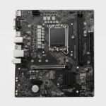 MSI PRO H610M-G WIFI DDR4 Motherboard, Micro-ATX - Supports Intel 12th Gen Core Processors, LGA 1700-2 x DIMMs (3200MHz), 1x PCIe 4.0 x16 slot, 1 x M.2 Gen3 - Image 2