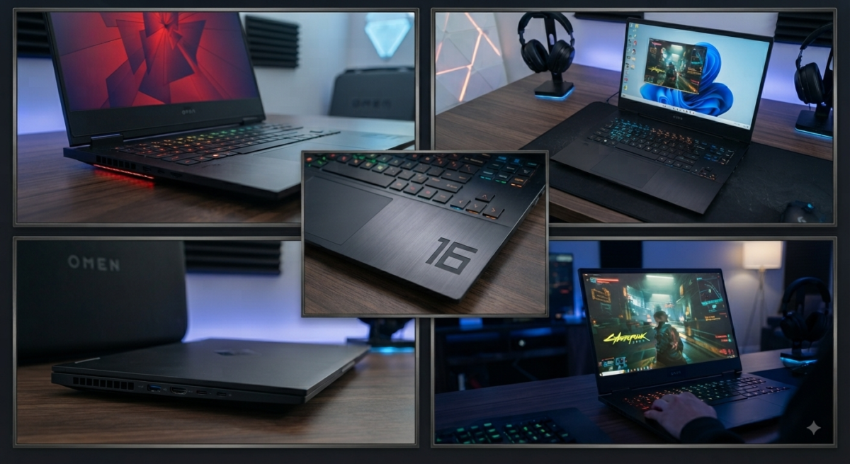 HP Omen 16-wf1001na Gaming Laptop Black, Intel Core i7-14700HX, 16GB RAM, 1TB SSD, 16.1" 1920x1080 FHD, 8GB Nvidia GeForce RTX-New without box - Image 5