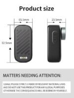 QAWACHH 4K Mini Body POV Camera, Wearable Action Body Cam, Thumb Size Hands Free Recording Body Warn Waterproof Action POV Camera with WiFi Live Stream 64GB - Image 3