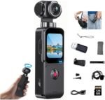 5K HD Handheld Camcorder, Pocket Vlogging Camera with 270° Rotation | 16MP Photo, WiFi, Touchscreen,Fill Light, Autofocus & EIS for Travel,Biking and POV Sports & Vlog (128G) - Image 3