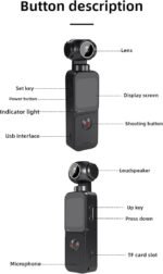 5K HD Handheld Camcorder, Pocket Vlogging Camera with 270° Rotation | 16MP Photo, WiFi, Touchscreen,Fill Light, Autofocus & EIS for Travel,Biking and POV Sports & Vlog (128G) - Image 7